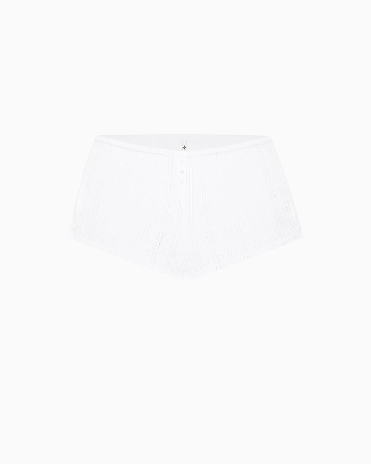The Short: White Pointelle