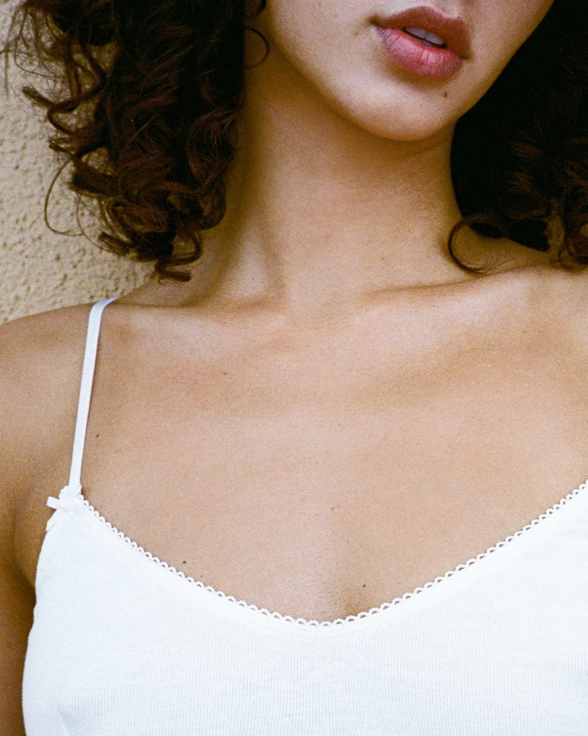 The Bralette Tank: White Cotton Jersey - Image 6