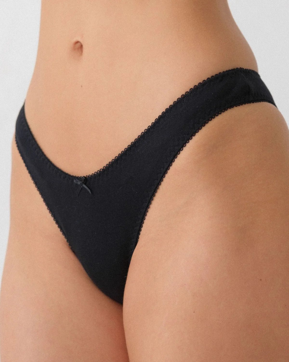 The Brazilian: Black Cotton Jersey - Image 6