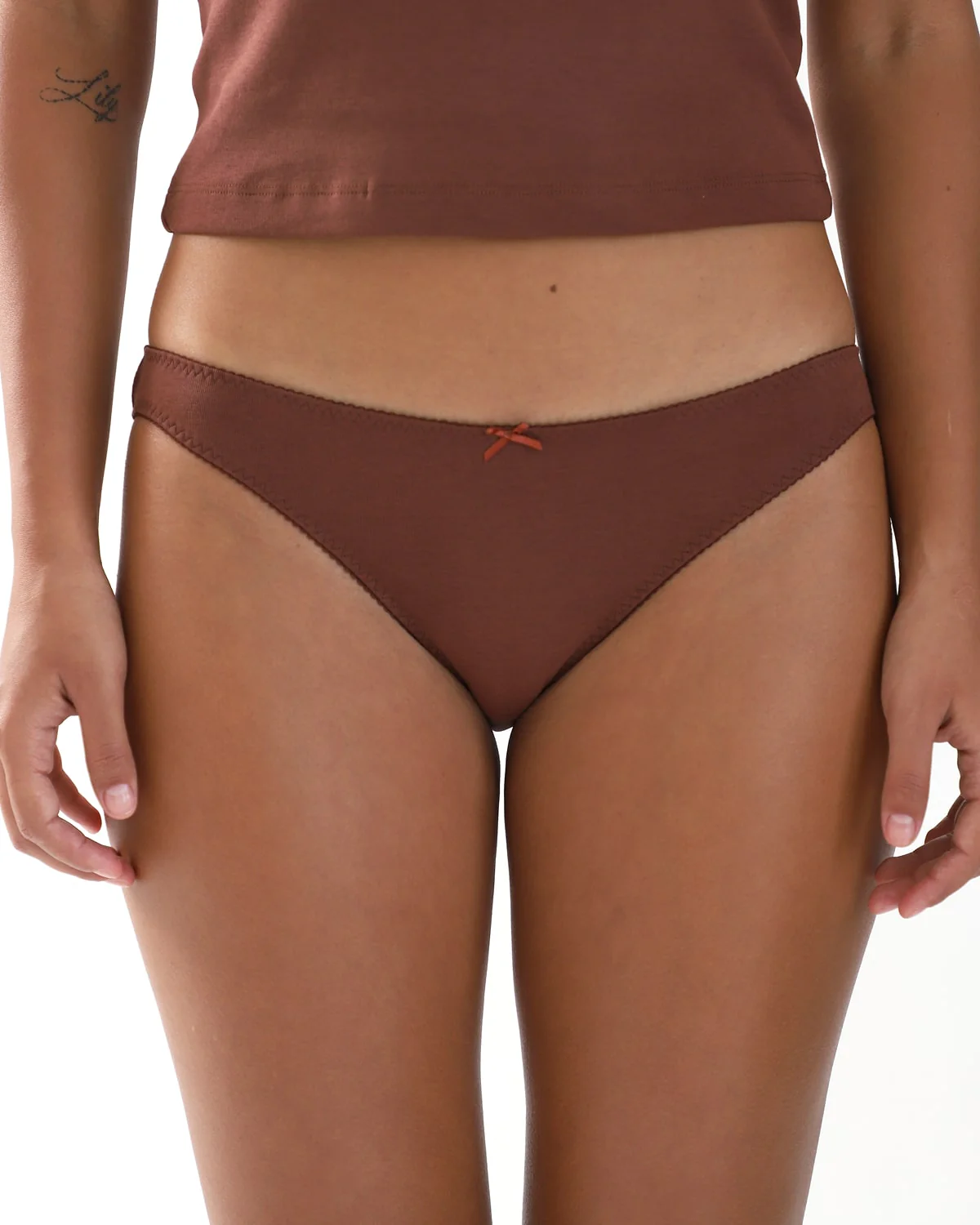 The Brief: Brown Cotton Jersey - Image 3