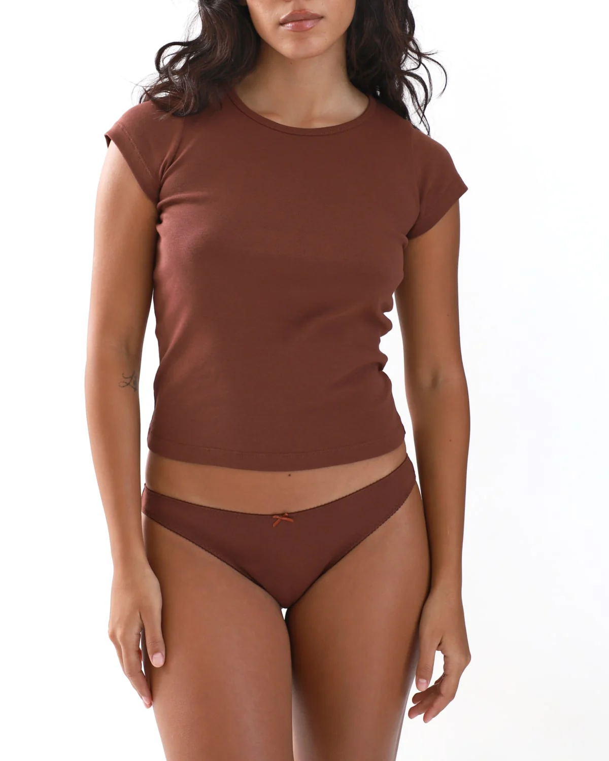 The Brief: Brown Cotton Jersey - Image 5