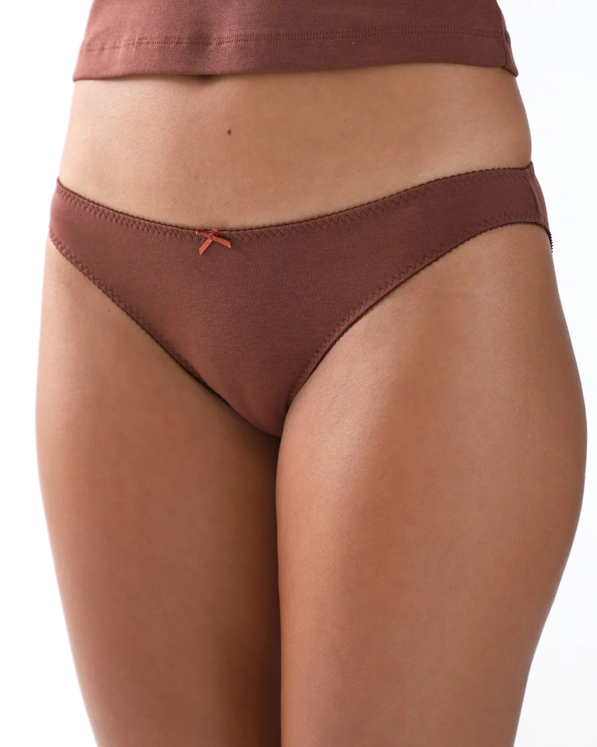 The Brief: Brown Cotton Jersey - Image 6