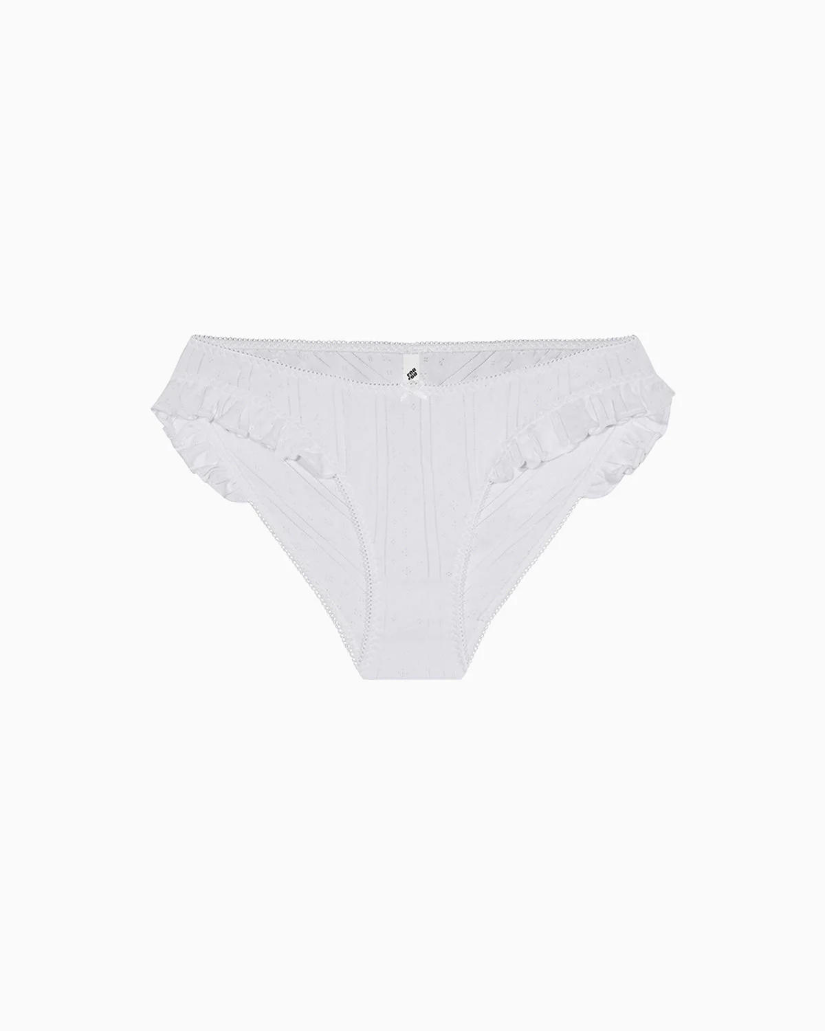 The Butterfly Brief: White Pointelle