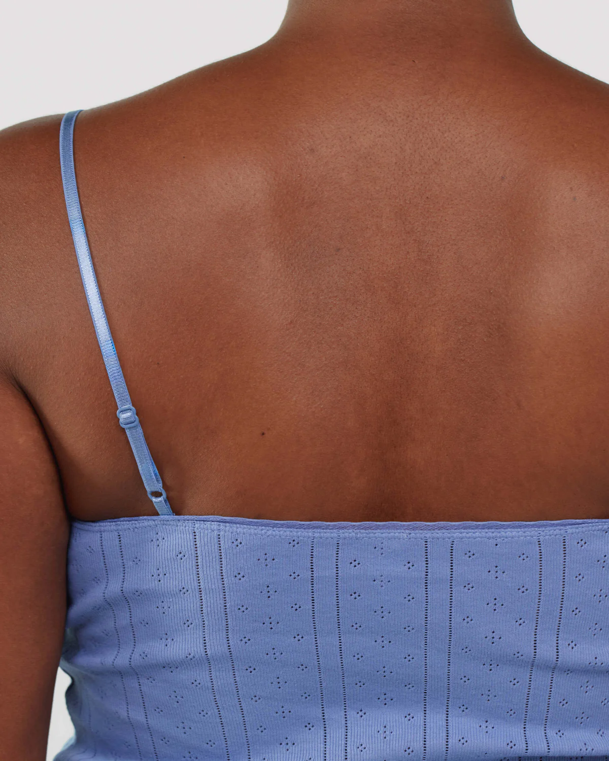The Cami Slip: French Blue Pointelle - Image 4