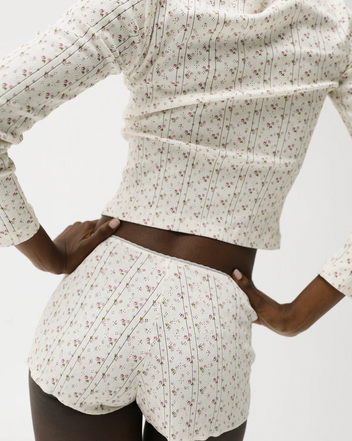 The Cardigan: English Rose Pointelle - Image 3