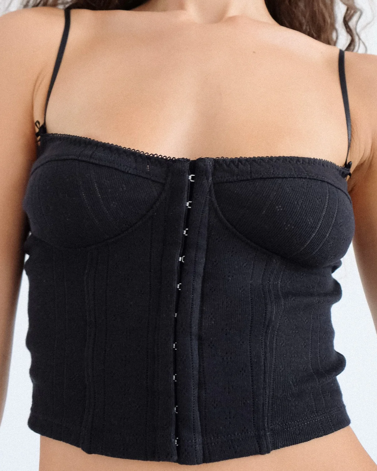 The Corselette: Black Pointelle - Image 2