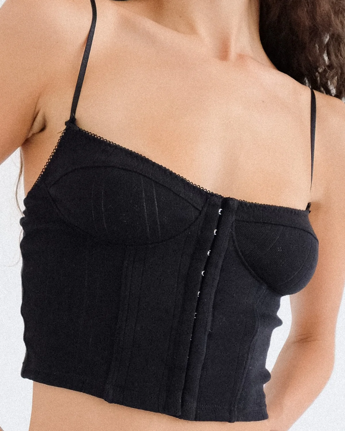 The Corselette: Black Pointelle - Image 4