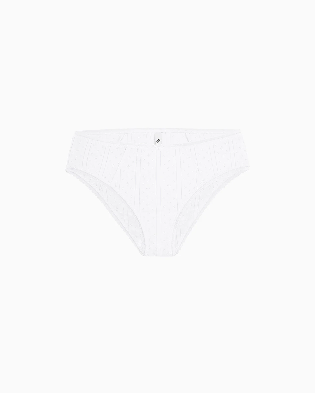 The Cozy Brief: White Pointelle