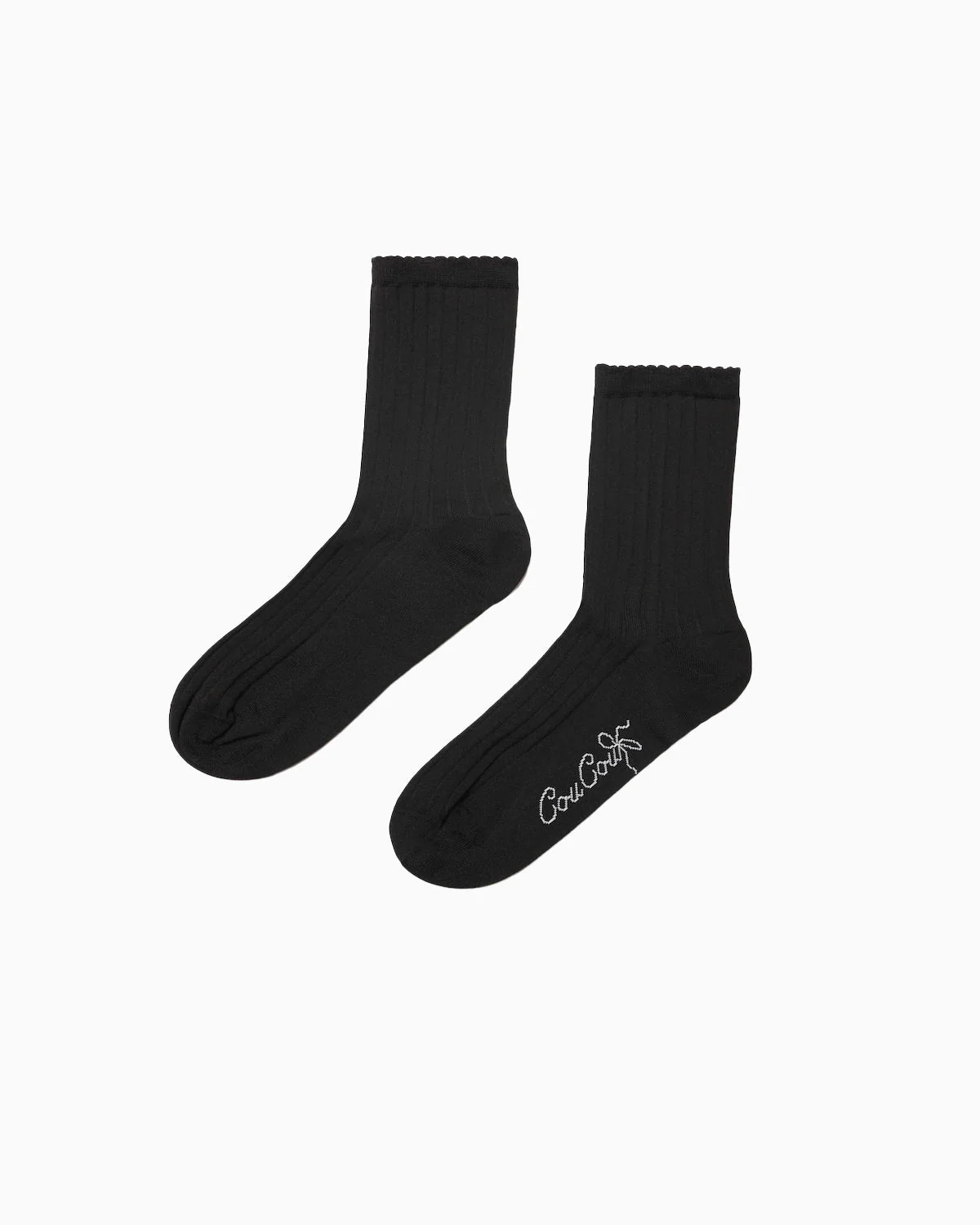 The Everyday Sock: Black Organic Cotton