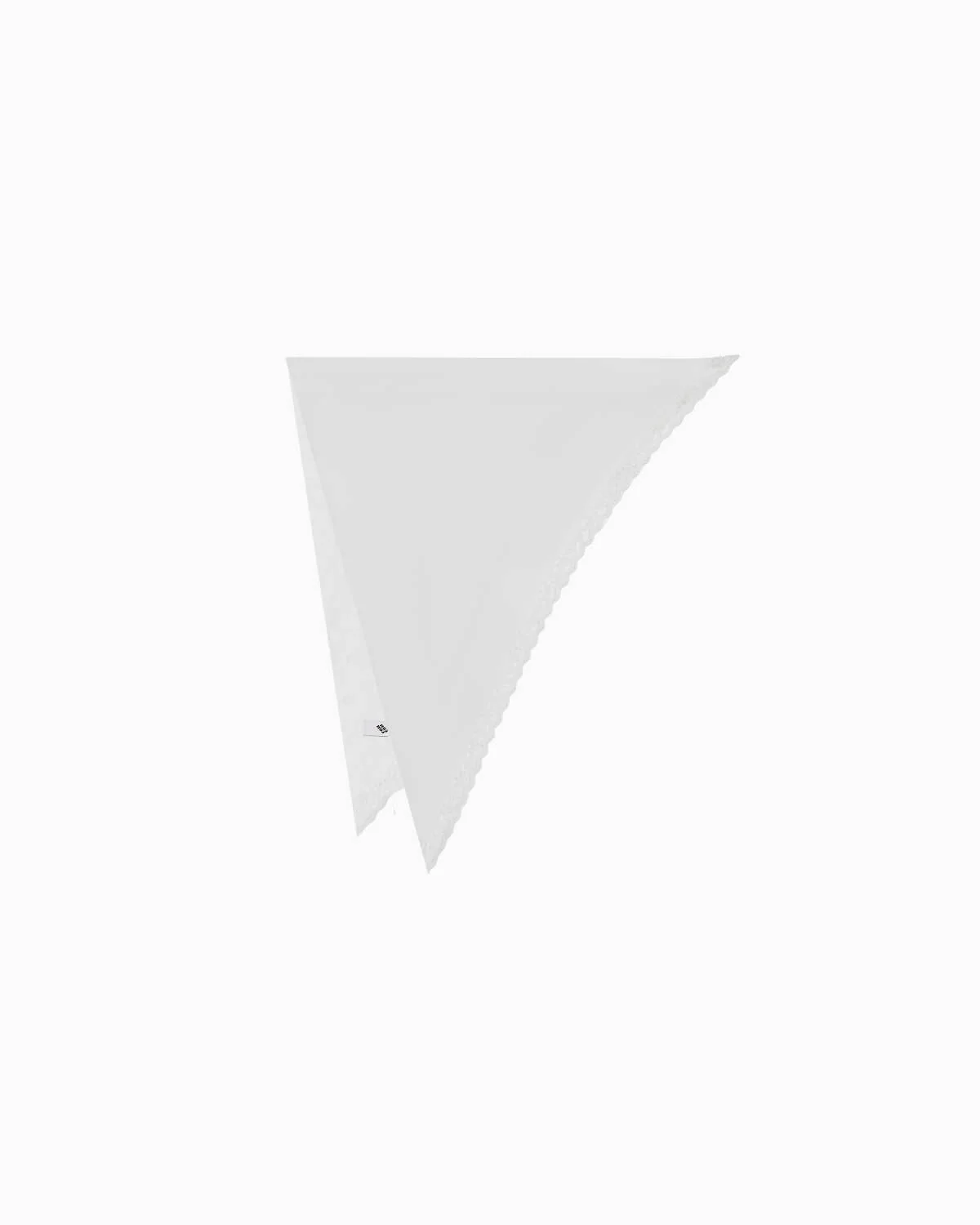 The Voile Scarf: White Cotton Voile - Image 5