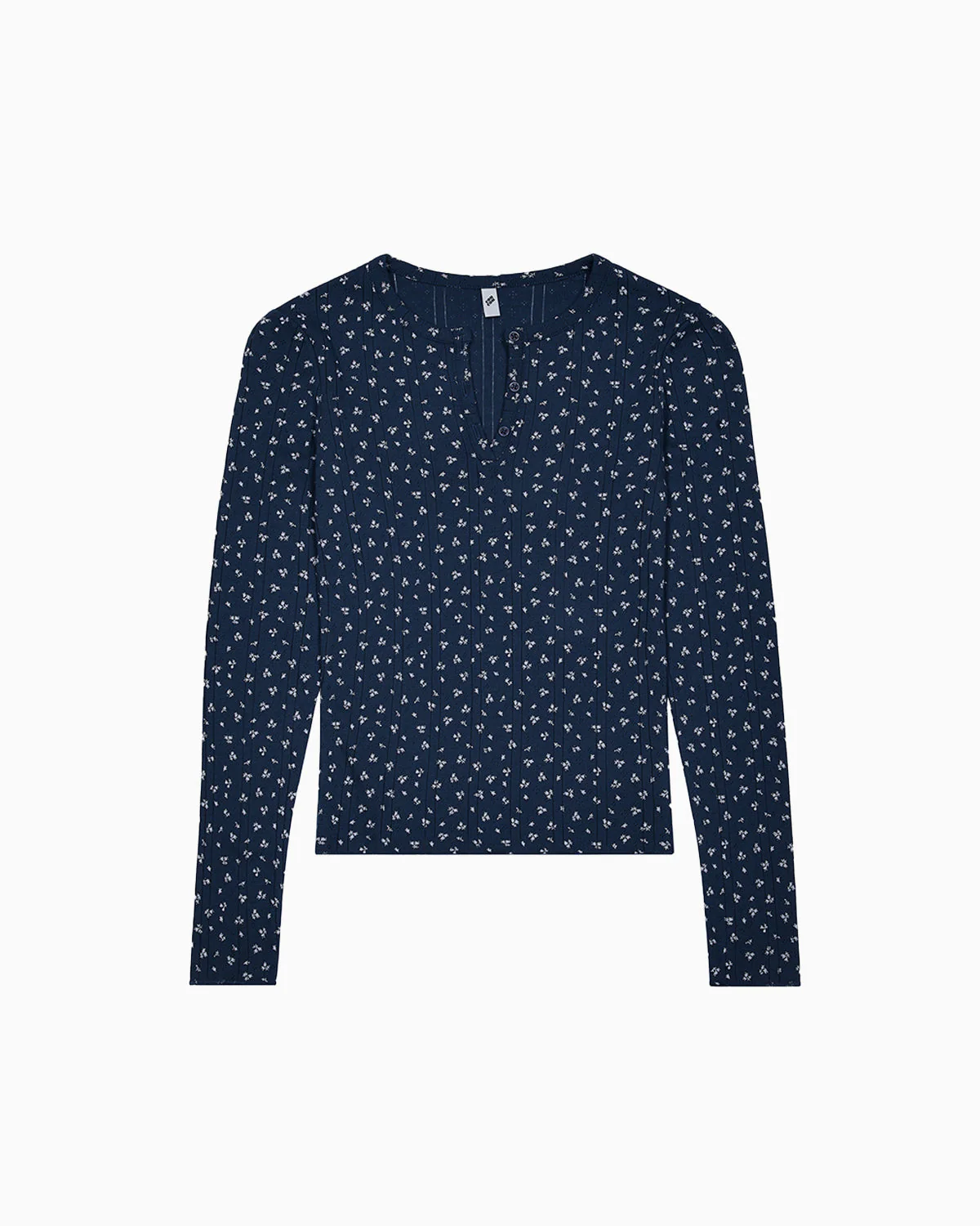 The Henley: Midnight Fields Pointelle