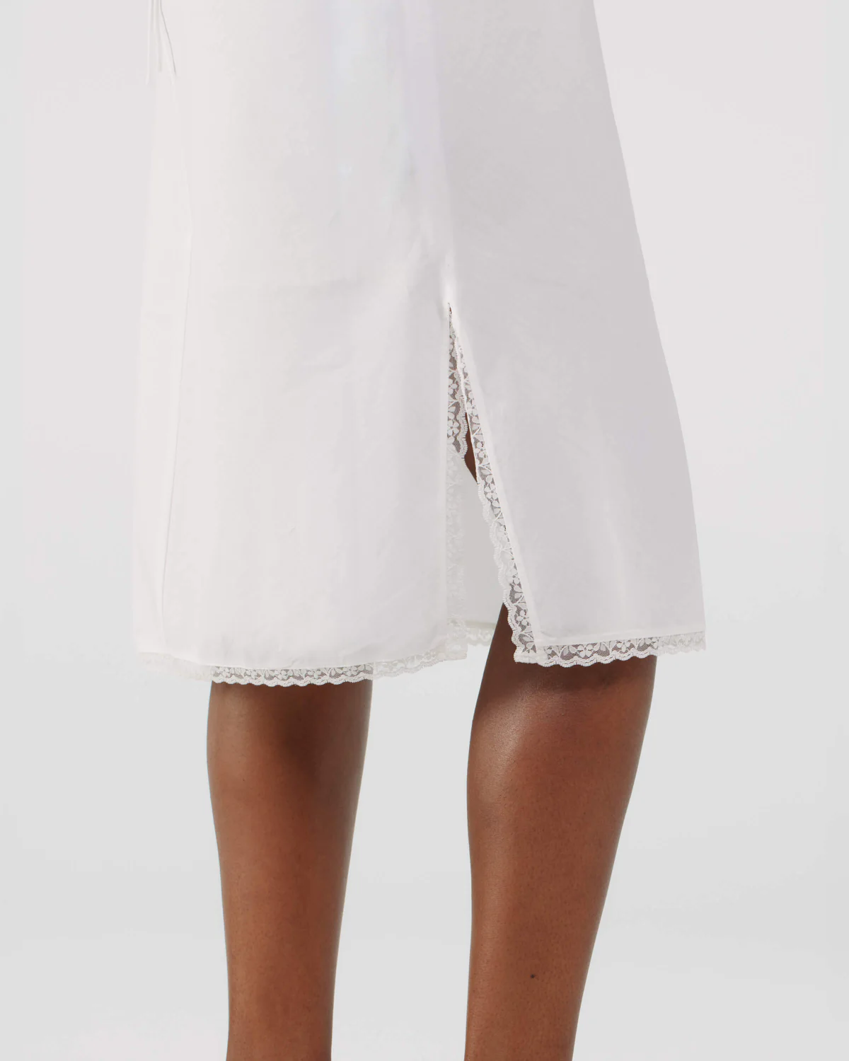 The Iris Slip: White Cotton Voile - Image 6
