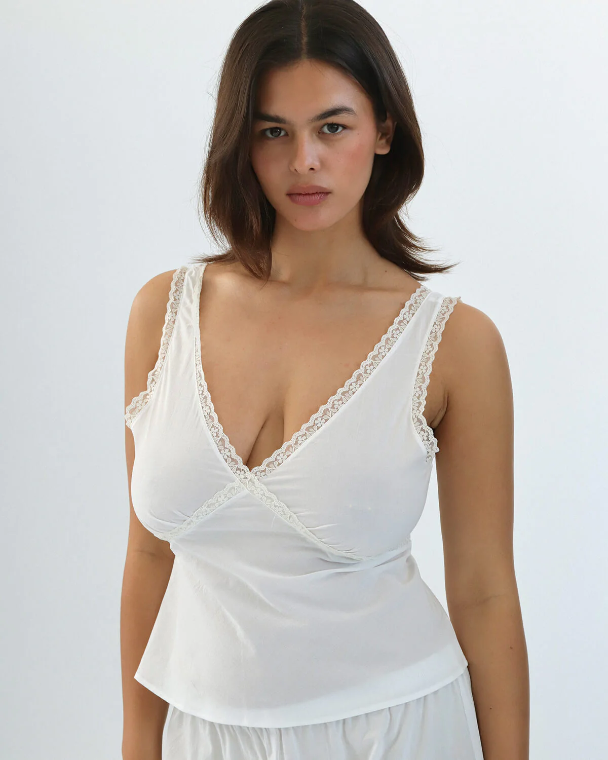 The Iris Tank: White Cotton Voile - Image 6