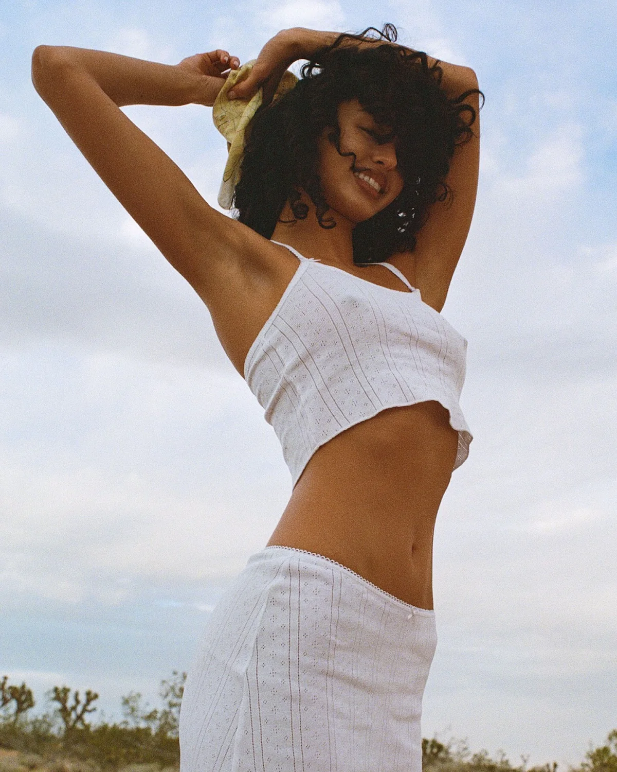 The Mini Skirt: White Pointelle - Image 3