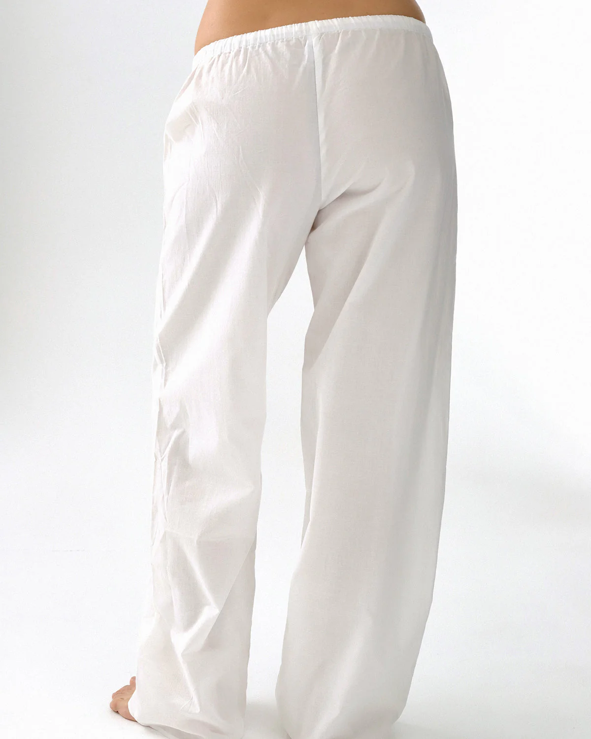 The Pant: White Cotton Voile - Image 5