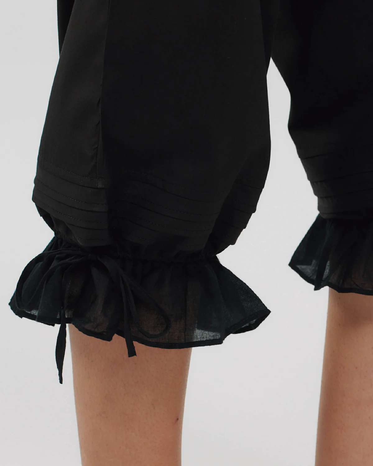 The Pantaloon: Black Cotton Voile - Image 4