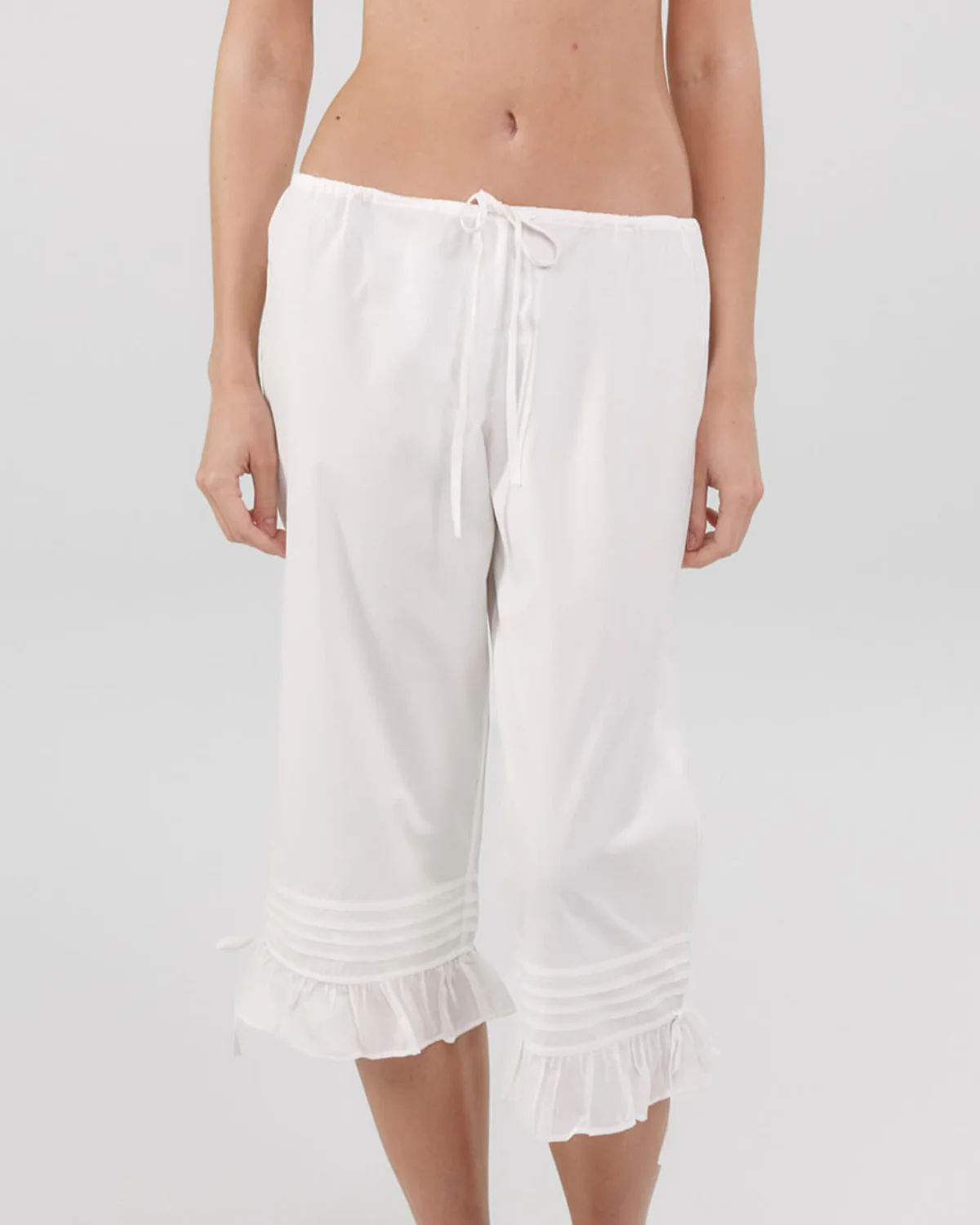 The Pantaloon: White Cotton Voile - Image 2