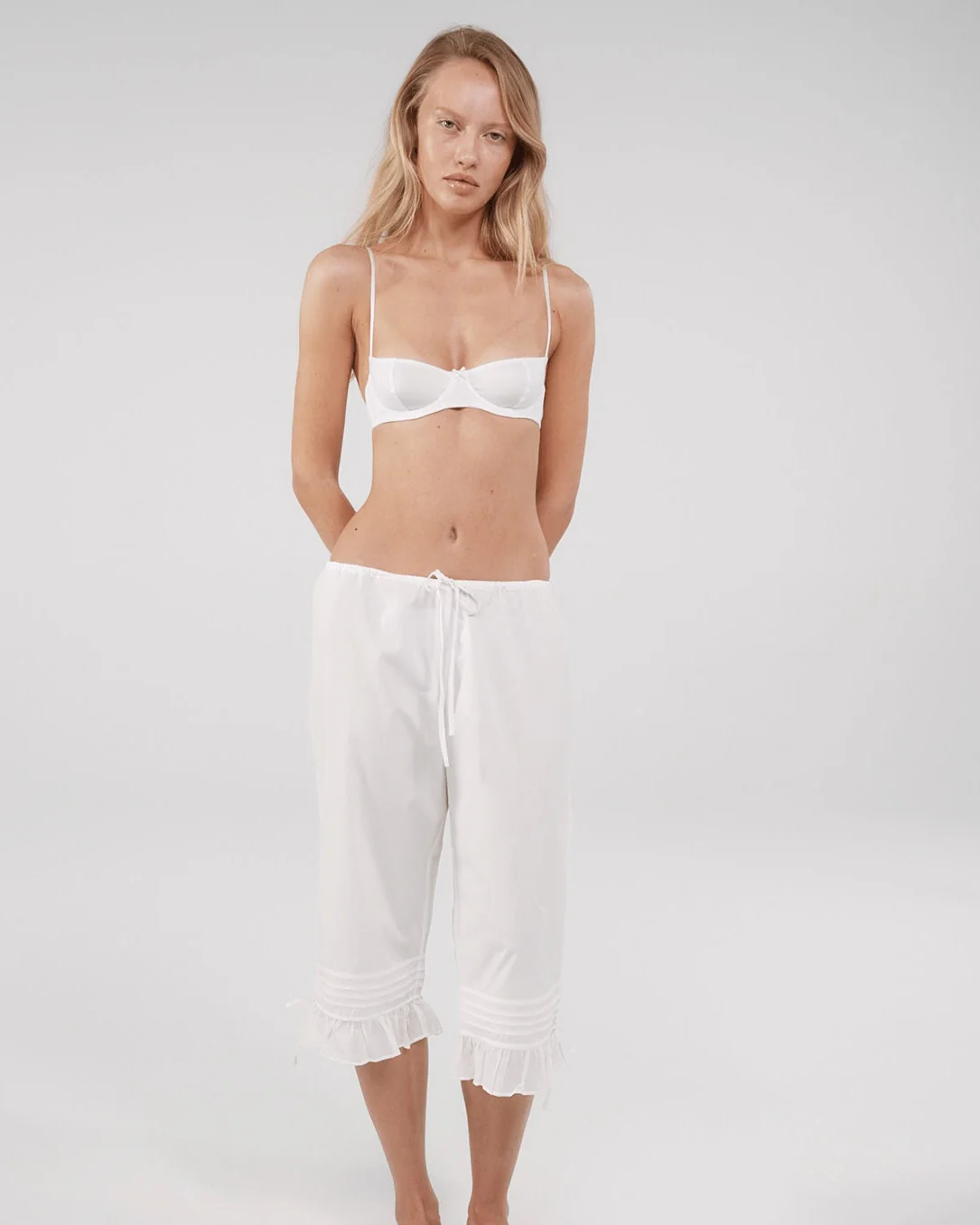 The Pantaloon: White Cotton Voile - Image 3