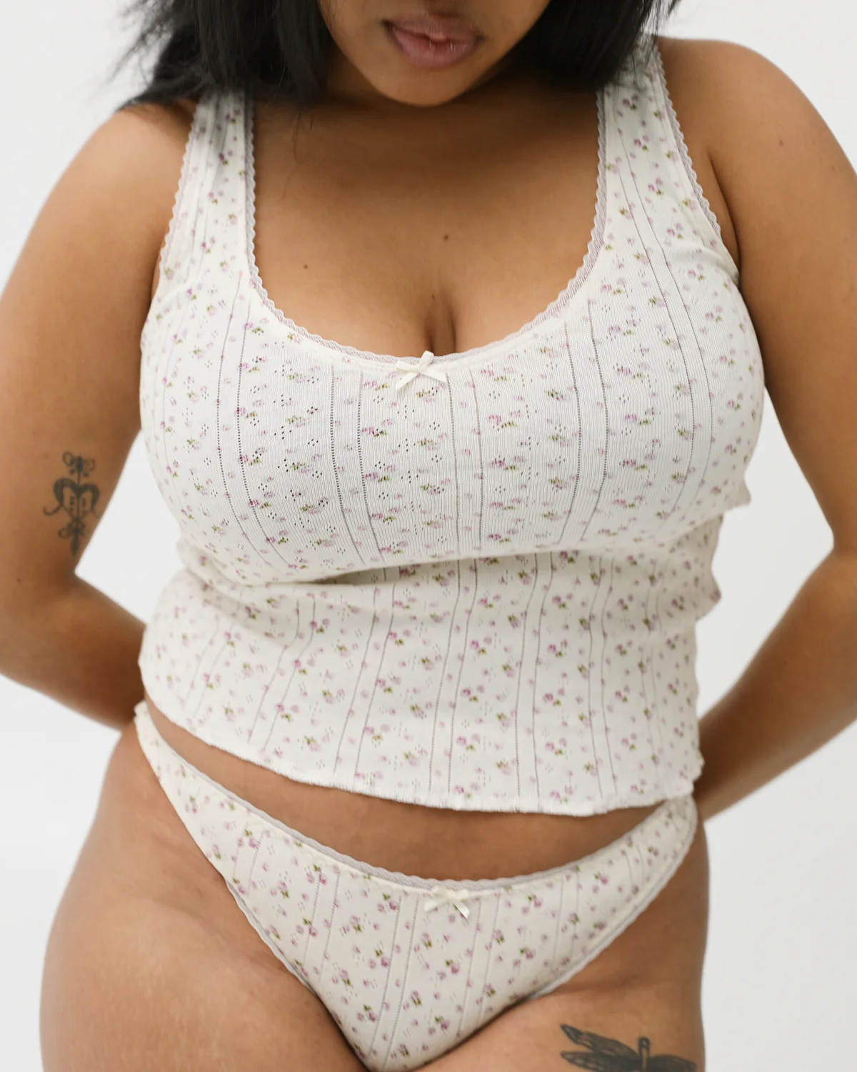 The Scoop Tank: English Rose Pointelle - Image 5