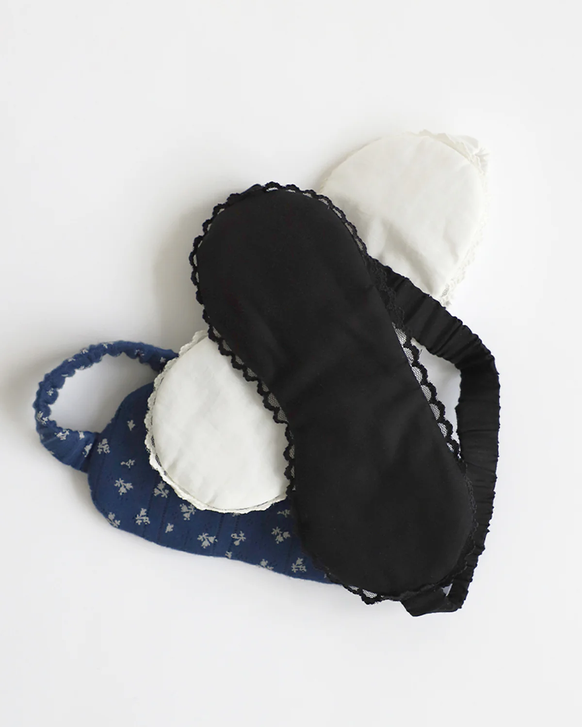The Sleep Mask: Black Cotton Voile - Image 3