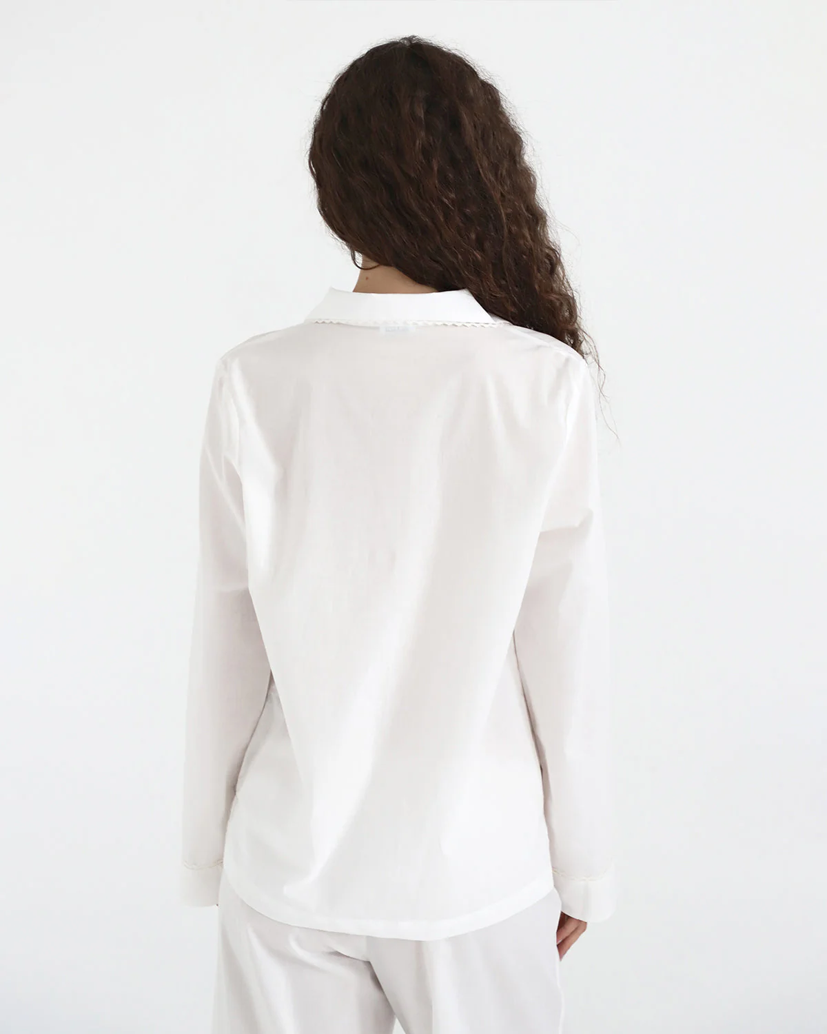 The Sunday Shirt: White Cotton Voile - Image 5