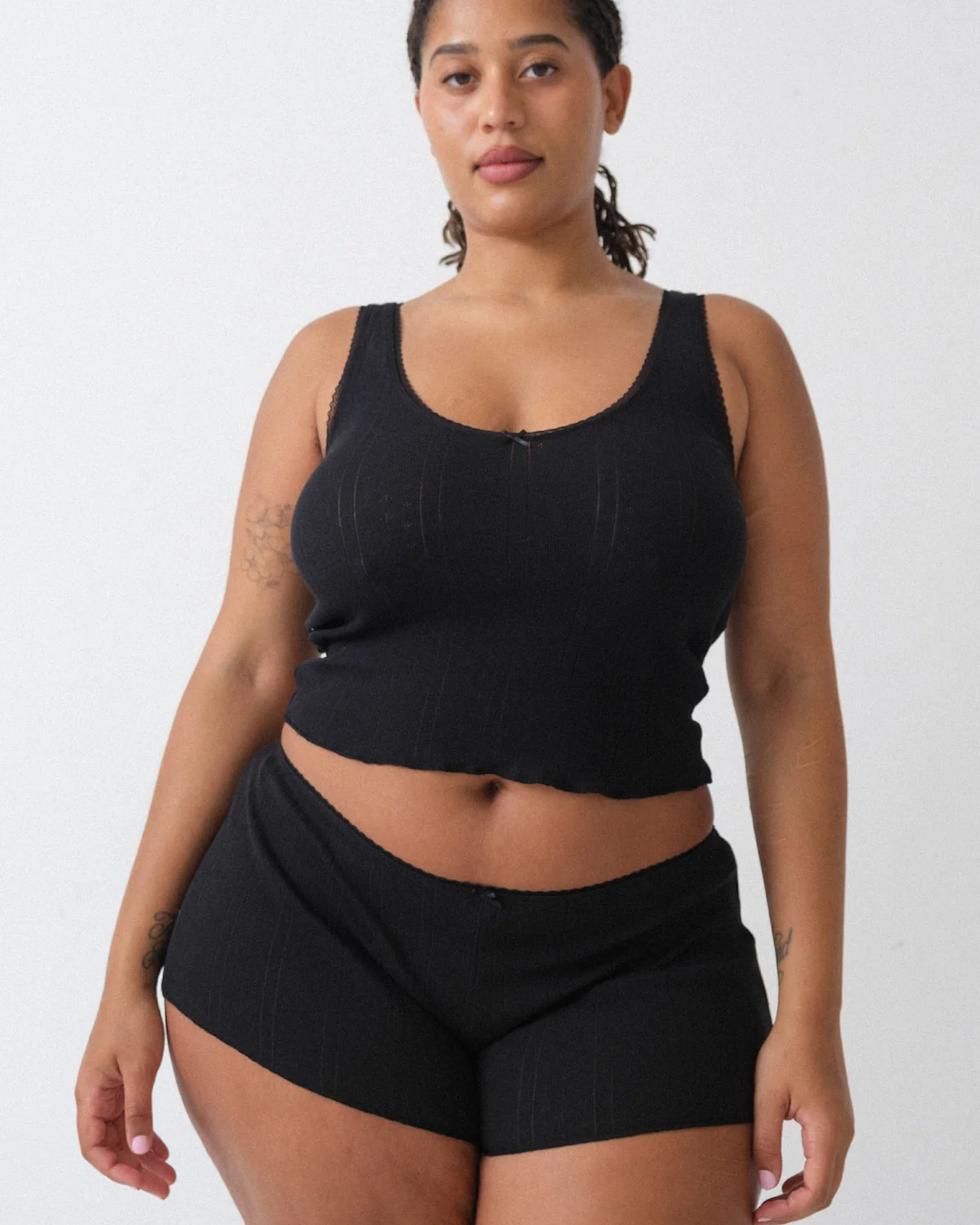 The Teeny Tiny Short: Black Pointelle - Image 6