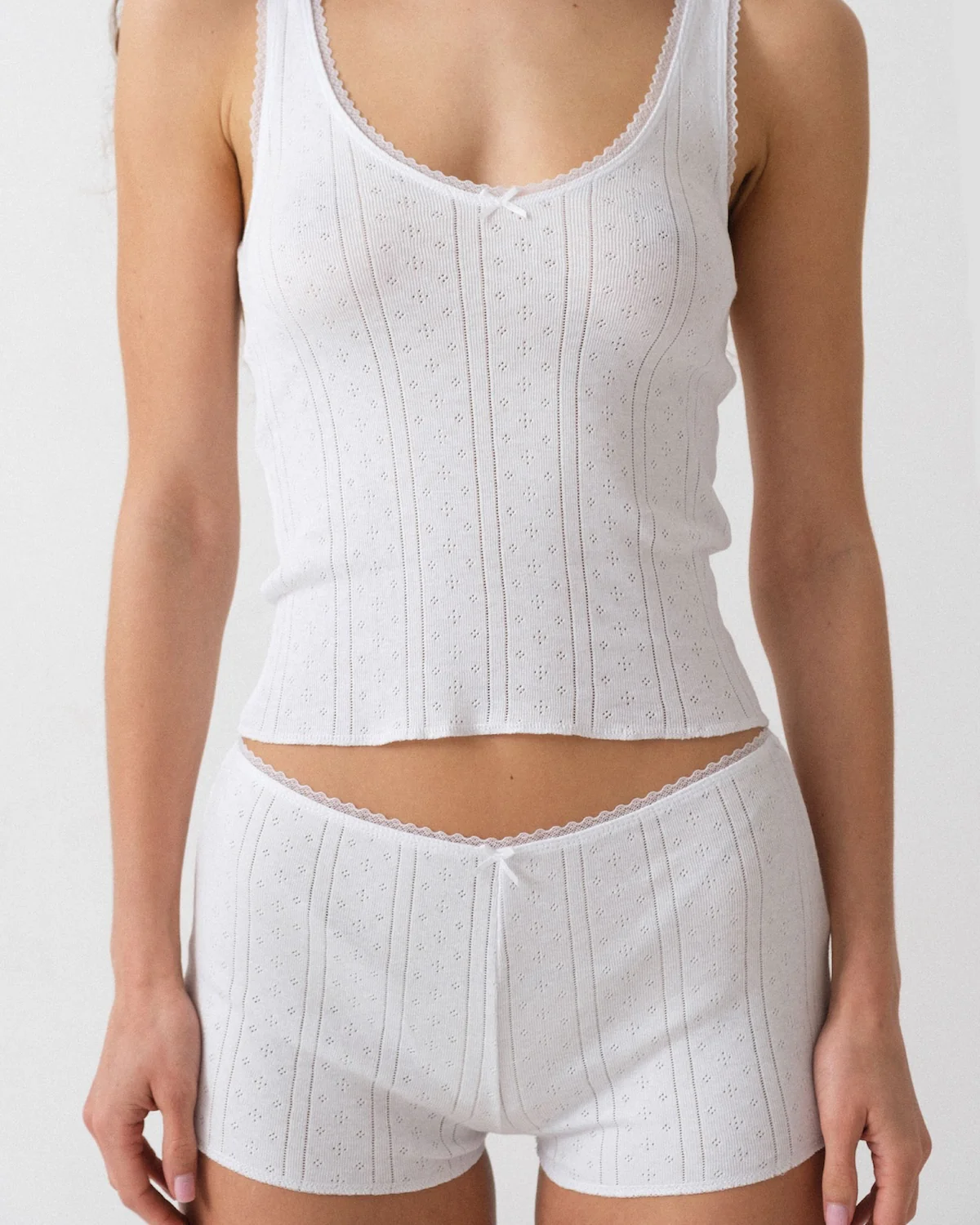 The Teeny Tiny Short: White Pointelle - Image 6